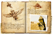 The winged mummy in The Adventure Journal of Prof. Archibald Hale.