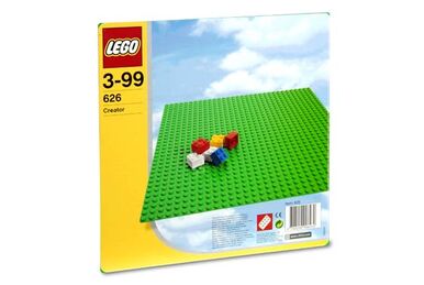  LEGO X-Large Gray Baseplate (628) : Toys & Games