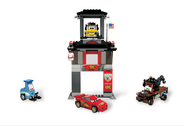 Starting tower with cars