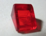 A transparent red variation of the piece