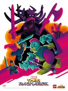 Thor: Ragnarok LEGO Poster created by Tom Whalen.