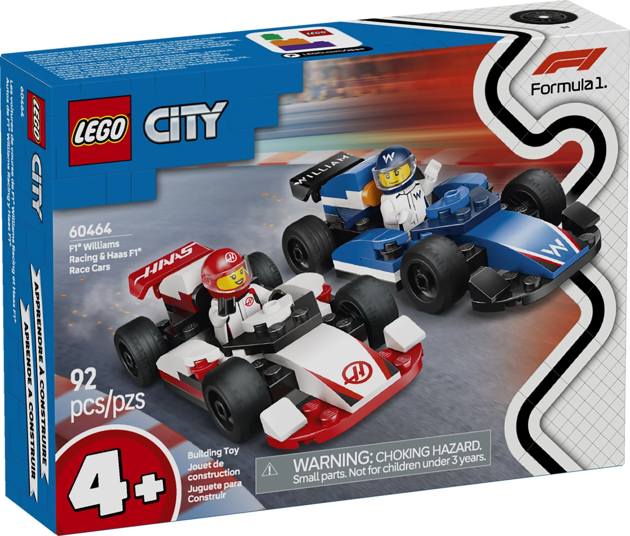 60464 F1 Williams Racing & Haas F1 Cars | Brickipedia | Fandom