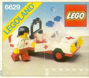 Lego ambulance vintage discount