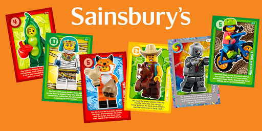 Sainsburys lego 2025 card book