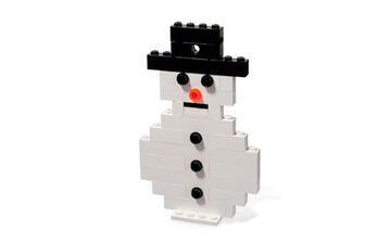 Lego snowman cheap