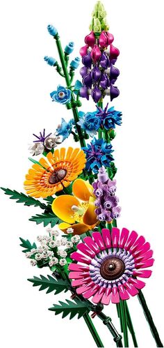 Wildflower Bouquet - LEGO® Botanical Collection 10313 - Super Briques