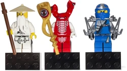 853404 Ninjago Magnet Set: Sensei Wu, Fangdam and Ninja Jay
