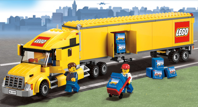 LEGO® City 60253 Le camion de la marchande de glaces, Kit de