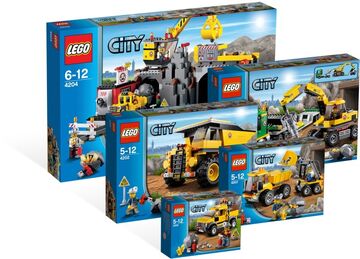 Lego mining hot sale set