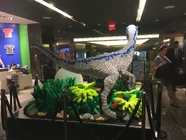 The Blue statue as seen from the back.