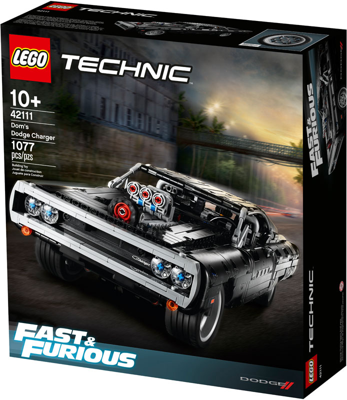 LEGO® Technic™ Fast & Furious Dom's Dodge Charger 42111 Race Car Build –  All Star Toys