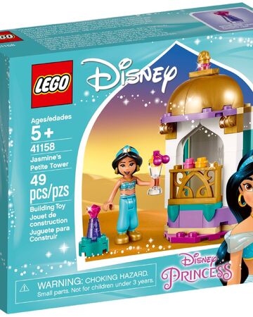 LEGO 41158 Disney Princess Jasmines Petite Tower Toy with Mini Doll from Aladdin