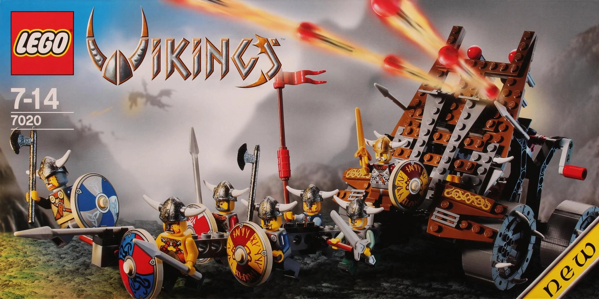 7020 Army of Vikings with Heavy Artillery Wagon | Brickipedia | Fandom