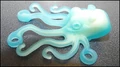 Glow-In-The-Dark Transparent Light Blue Octopus