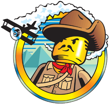 LEGO Harry Cane Pilot Adventurers Desert 5988 5909 Minifigure Figure