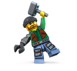LEGO Light Gray Sledgehammer Thor Mjolnir Minifigure Tool Weapon Jack McHammer 
