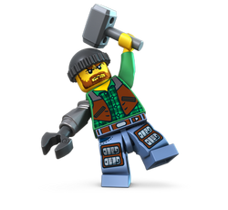 LEGO Light Gray Sledgehammer Thor Mjolnir Minifigure Tool Weapon Jack McHammer LEGO Light Gray Sledgehammer Thor Mjolnir Minifigure Tool Weapon Jack McHammer