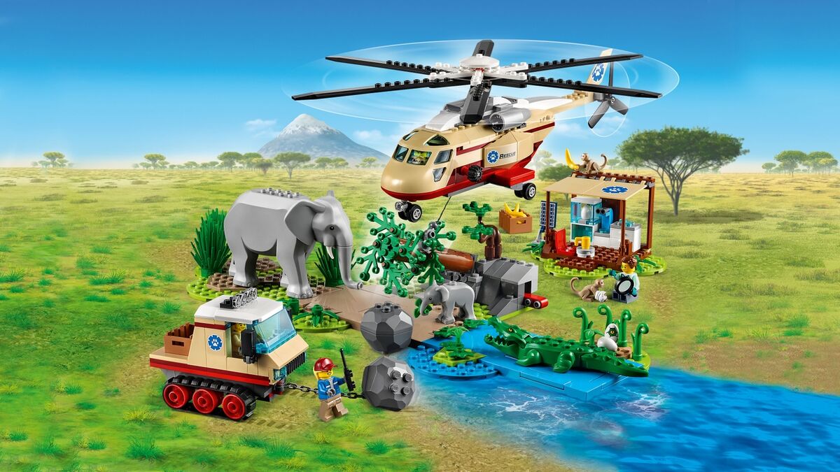 60302 L'opération de sauvetage des animaux sauvages, Wiki LEGO