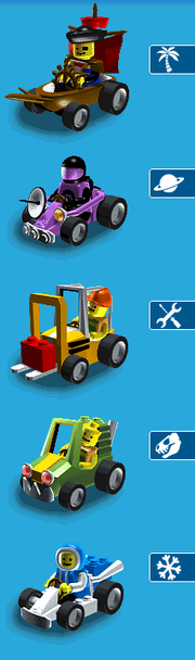 LEGO Racers Mobile cars 2