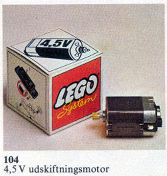 Lego 4v motor top