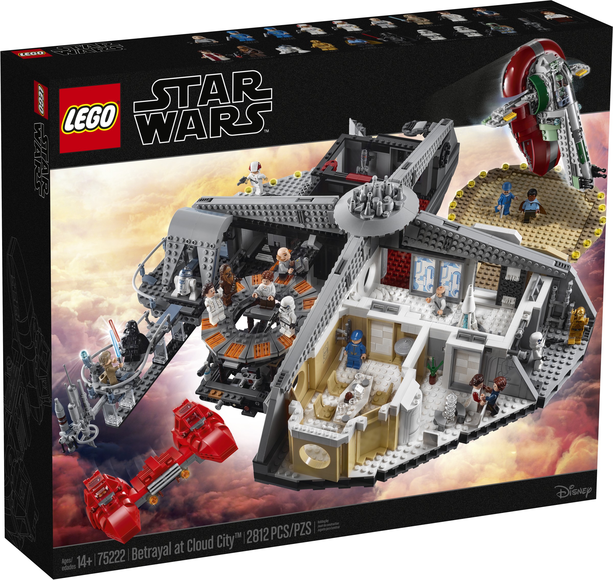 Lego star wars discount list of sets