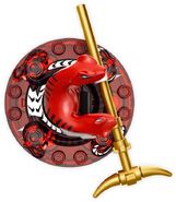 Fangdam on his spinner viewed from the top