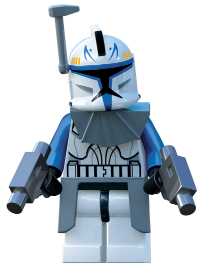 LEGO Captain Rex Minifigure - Star Wars / Phase 2 - BARC Speeder