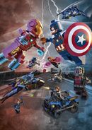 Promotional Poster for Captain America: Civil War LEGO Sets