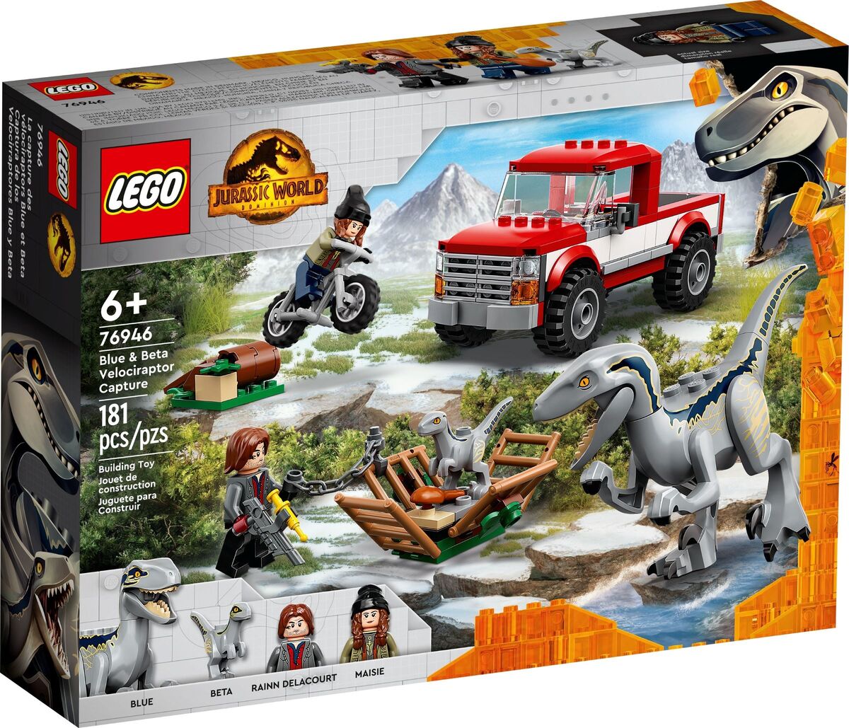 76946 Blue & Beta Velociraptor Capture | Brickipedia | Fandom