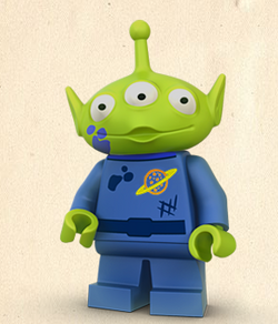 Lego toy story alien shop