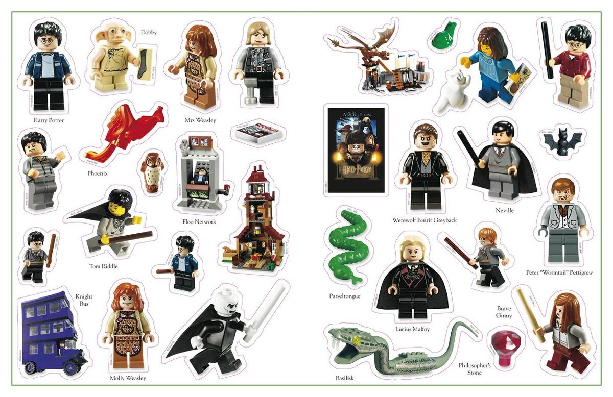 Harry potter lego sales sticker book