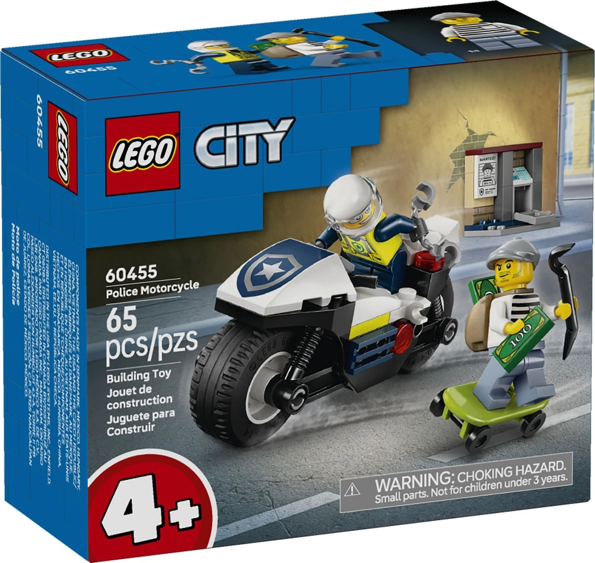malive 60455 Police Motorcycle | Brickipedia | Fandom