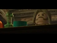 Butterbur while talking to Frodo, Sam, Merry and Pippin