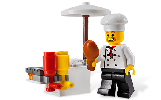 8398 Le stand barbecue, Wiki LEGO