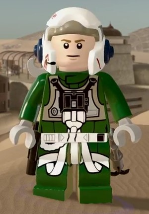 NEW GIFT LEGO STAR WARS REBEL A-WING PILOT YELLOW HEAD FIGURE 7134-2000 