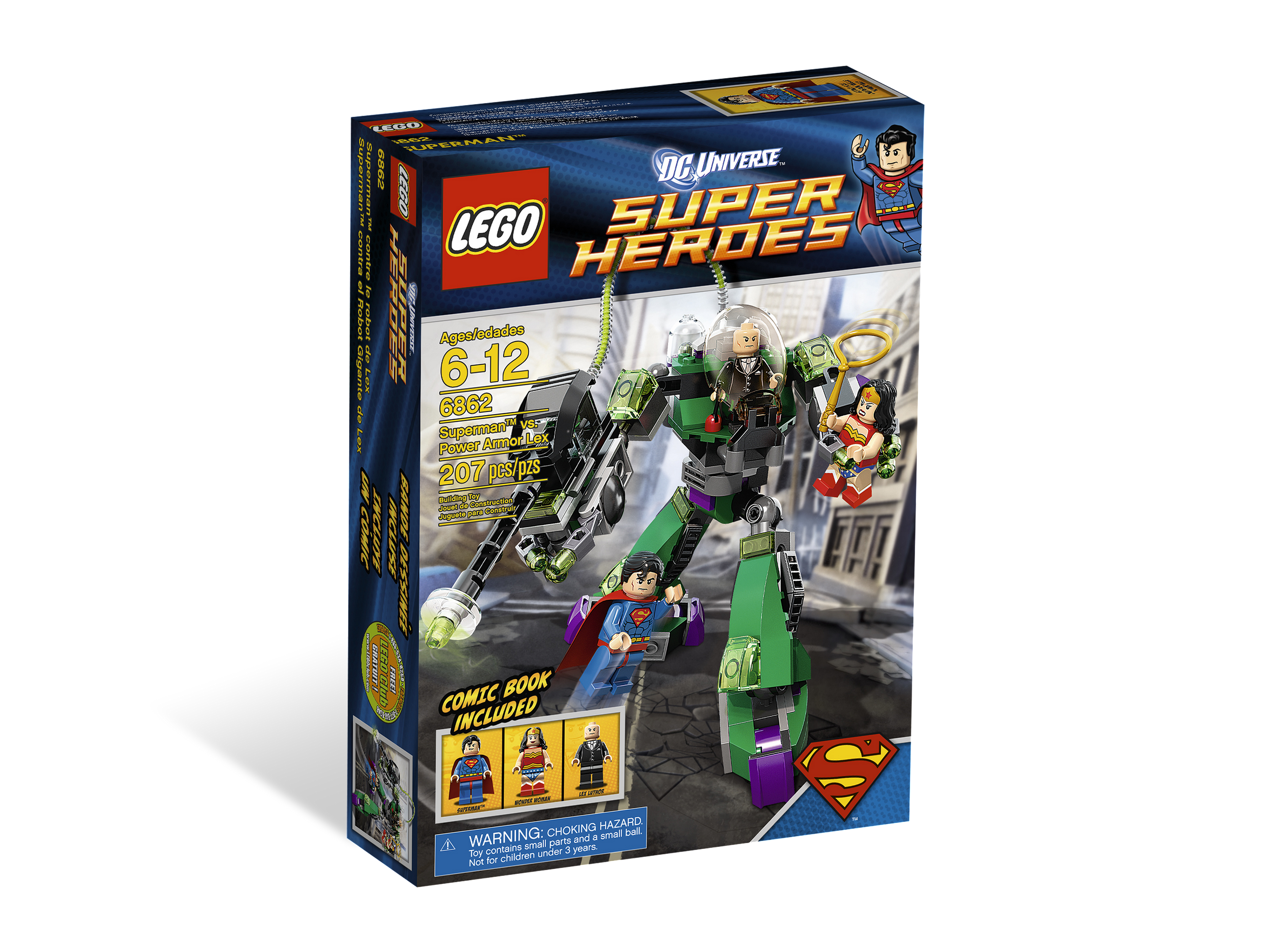 6862 Superman vs. Power Armour Lex | Brickipedia | Fandom