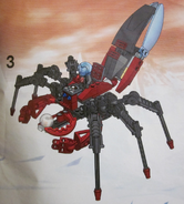 An alternate model resembling a spider