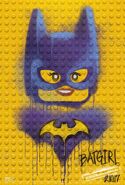 Batgirl graffiti character poster