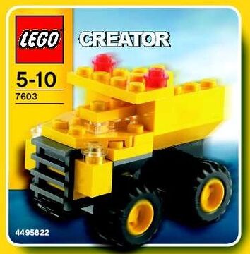 Lego yellow dump truck hotsell