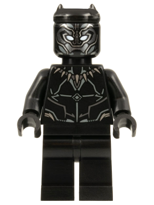 LEGO Marvel Superheroes: Black Panther Minifigure with Royal Talon Fighter  and Black Cape