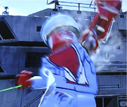 General Ross transforming into Red Hulk