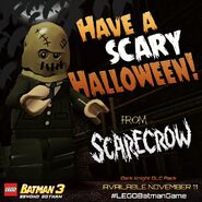 Batman Begins Scarecrow promotional image released on Halloween