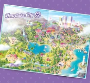 Map of Heartlake City from one of the instruction booklets