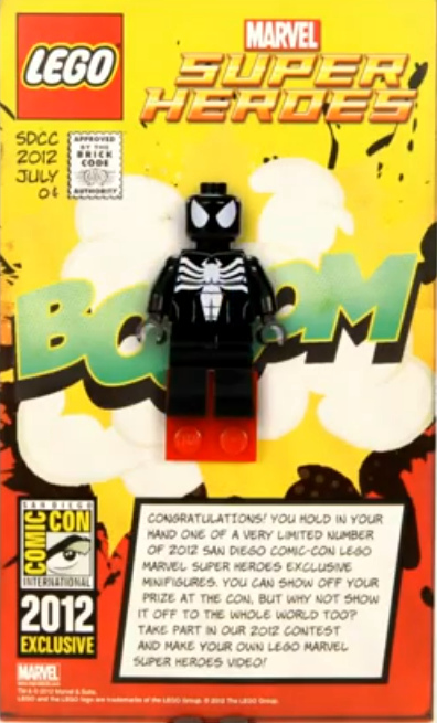 Comic-Con Exclusive Black Suit Spider-Man Giveaway | Brickipedia | Fandom