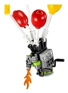 Balloon escape device without rider.