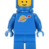 lego blue and white spaceship