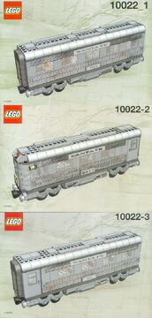 Lego santa fe train cars sale