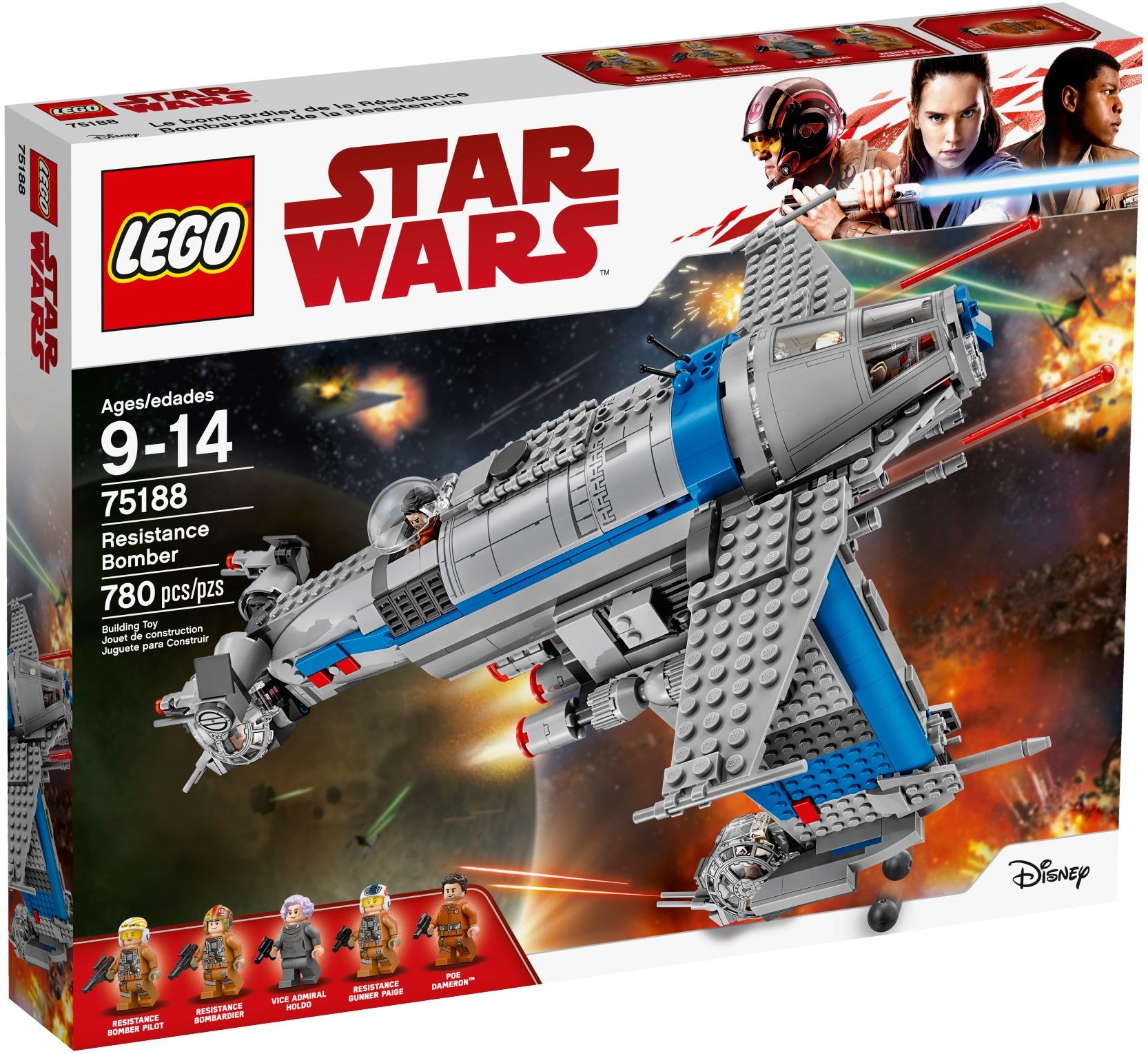 LEGO ® Star Wars First Order Heavy Assault Walker 75188 75179 TIE Fighter