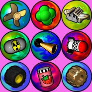 Early art for powerups