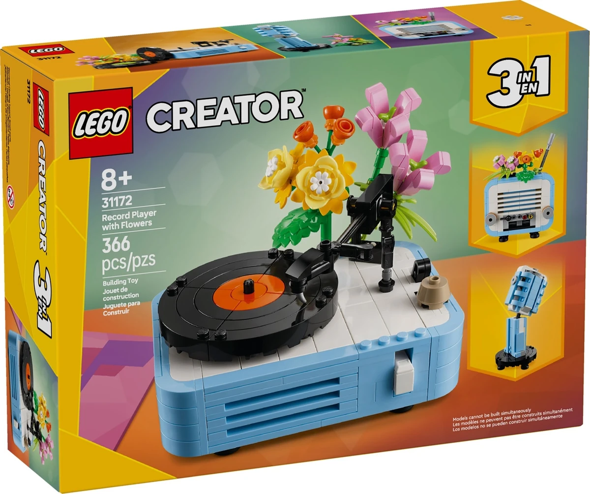 31172 Record Player with Flowers | Brickipedia | Fandom